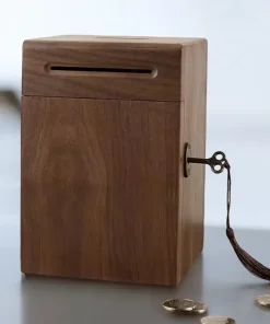 Tirelire Artisanale à Clé