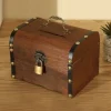 Tirelire Bois Coffre Pirate