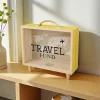 Tirelire Pour Voyage en Bois