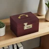 Tirelire à Code en Bois