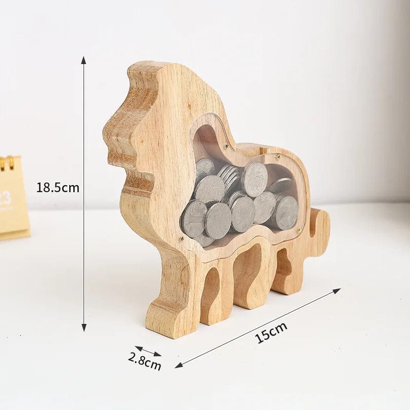 Tirelire en Bois Animaux – Image 10