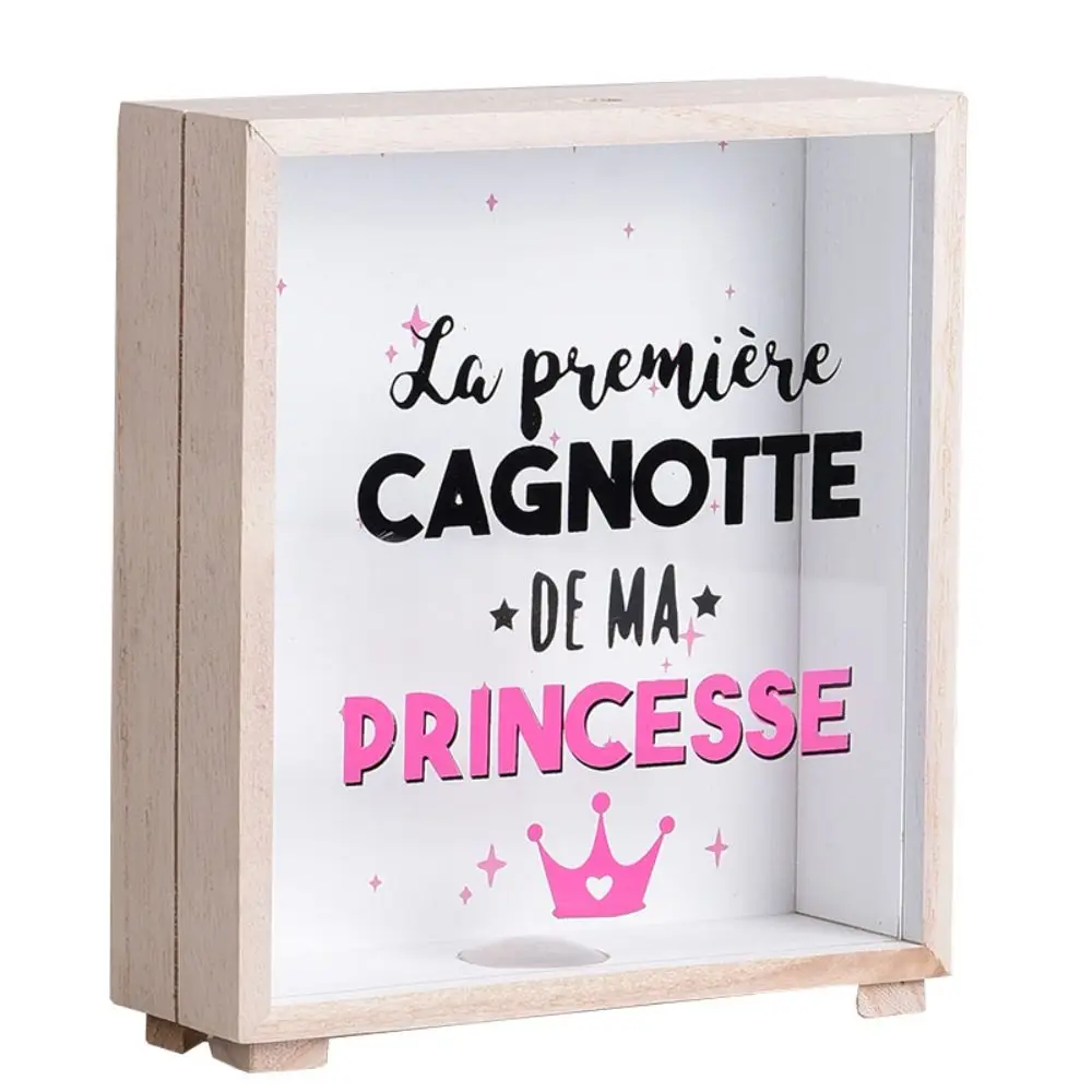 Tirelire Fille en Bois – Image 3