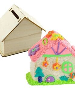 Tirelire Maison en Bois DIY