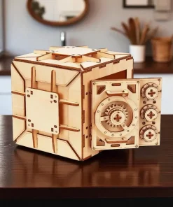 Tirelire Puzzle 3D en Bois