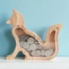 Tirelire Renard en Bois