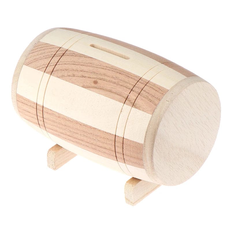 Tirelire Tonneau en Bois – Image 6