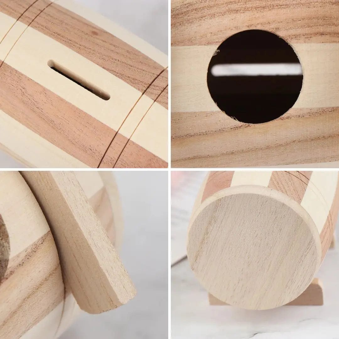 Tirelire Tonneau en Bois – Image 5
