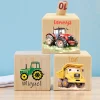 Tirelire Tracteur en Bois Personnalisée